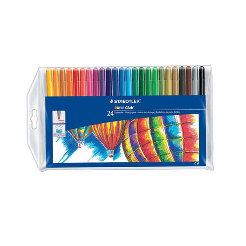 Caneta Hidrocor Staedtler Noris Club 24 Cores