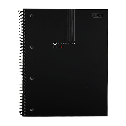 Caderno Universitário Tilibra Espiral Organizer 80 Folhas