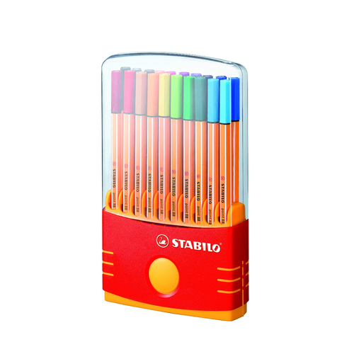 Estojo de Canetas Color Parade Point 88 Stabilo 20 Cores