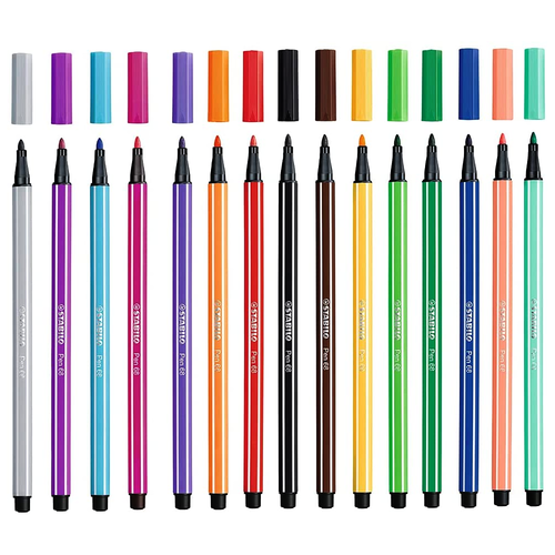 Caneta Hidrográfica Stabilo Pen 68 Arty 24 Cores
