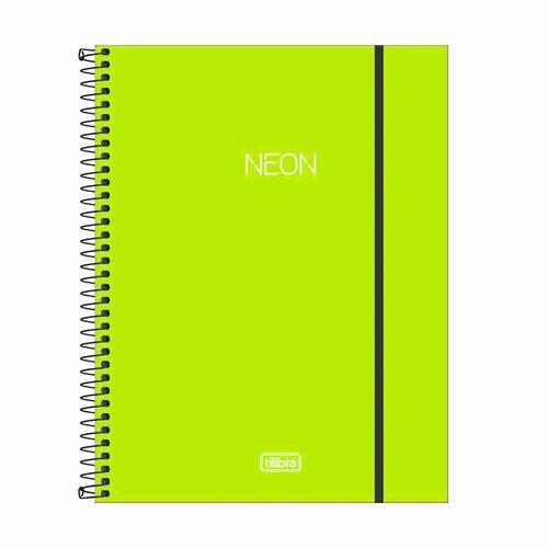 Caderno Universitário Tilibra Espiral 80Fls Neon