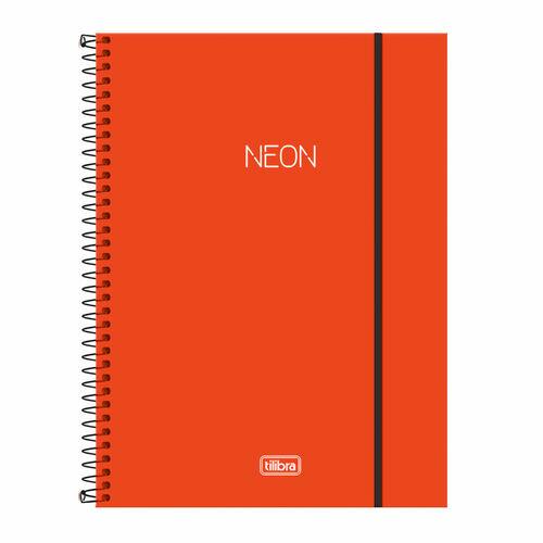 Caderno Universitário Tilibra Espiral 80Fls Neon