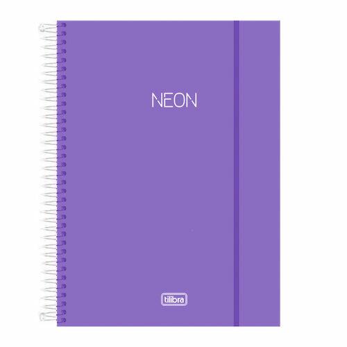 Caderno Universitário Tilibra Espiral 80Fls Neon