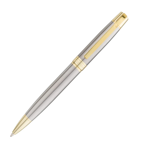 Caneta Esferográfica Crown Master Gold YW19968S Prata