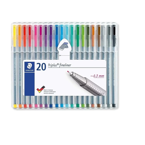 Comprar Caneta Fineliner Staedtler Triplus 0.3mm com 20 Cores - a