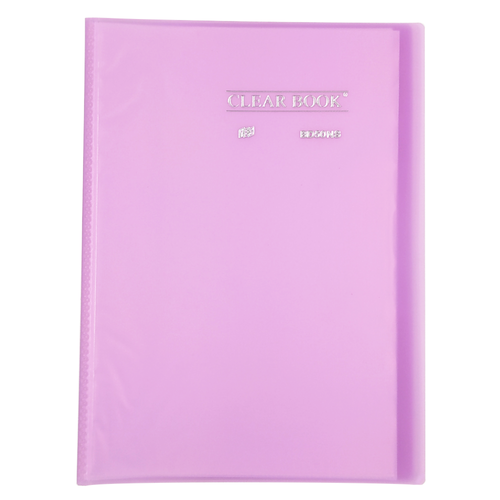 Pasta Catálogo Ofício Yes 50 Envelopes BD50NS Clear Lilás