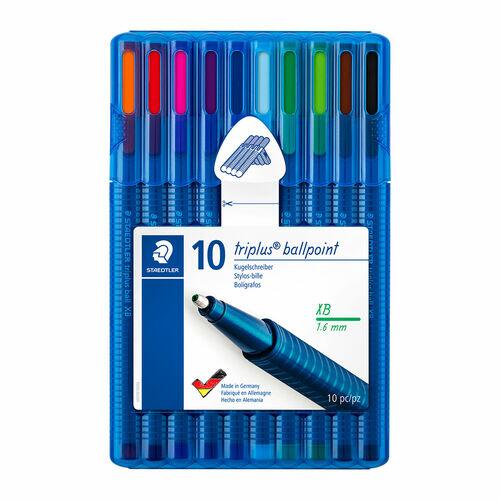 Caneta Esferográfica Staedtler Triplus Ballpoint XB 10 Cores