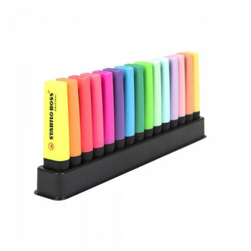 Estojo de Marca Texto Stabilo Boss Deskset 15 Cores