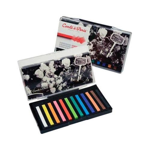 Giz Pastel Seco Conté a Paris Carré 12 Cores 50128