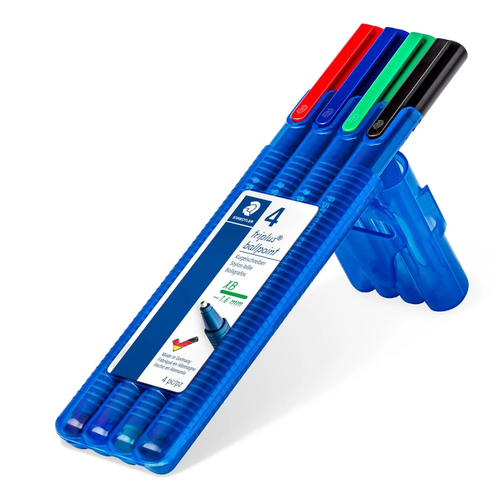 Caneta Esferográfica Staedtler Triplus Ballpoint XB 4 Cores