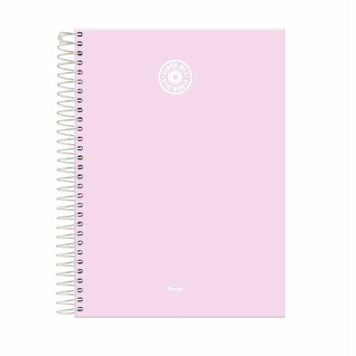 Caderno Universitário Foroni Espiral 80 Fls Fluor Mix