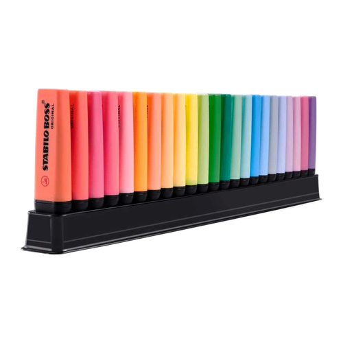 Kit Marca Texto Stabilo Boss Original com 23 Cores 7023-01