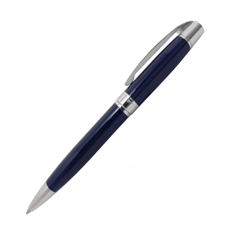Caneta Esferográfica Crown Master Chrome YW19967A Azul