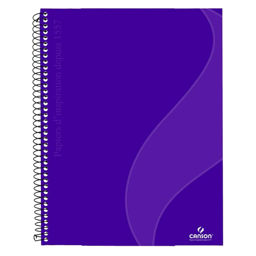Caderno Escrita A4 Pautado Canson 90g 80 Folhas Violeta