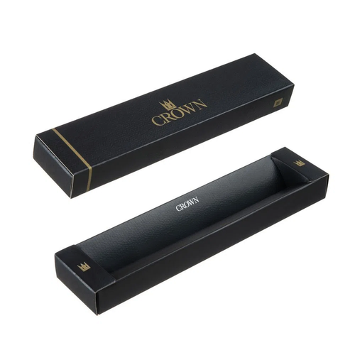 Caneta Esferográfica Crown Unique YW11401S Prata