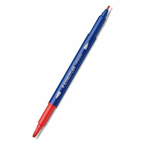 Caneta Hidrocor Staedtler Calligraphy Duo 24 Cores 3005 TB24