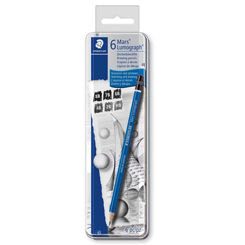 Comprar Lápis Grafite Staedtler Mars Lumograph com 6 Graduações