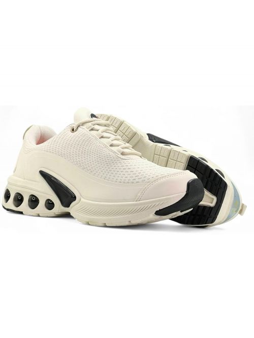 Comprar Tênis casual esportivo Nesk C5803 - Off white/preto
