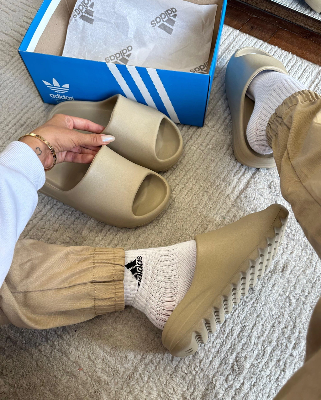 Comprar Chinelo slide YZY - Bege