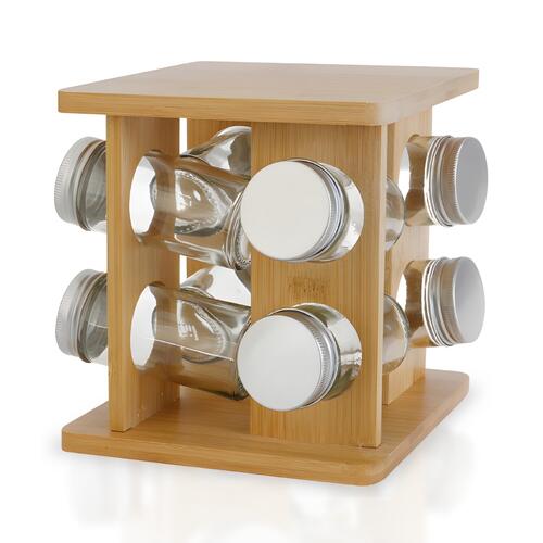 Comprar Porta Condimentos Giratório Organizador Temperos 8 Pçs