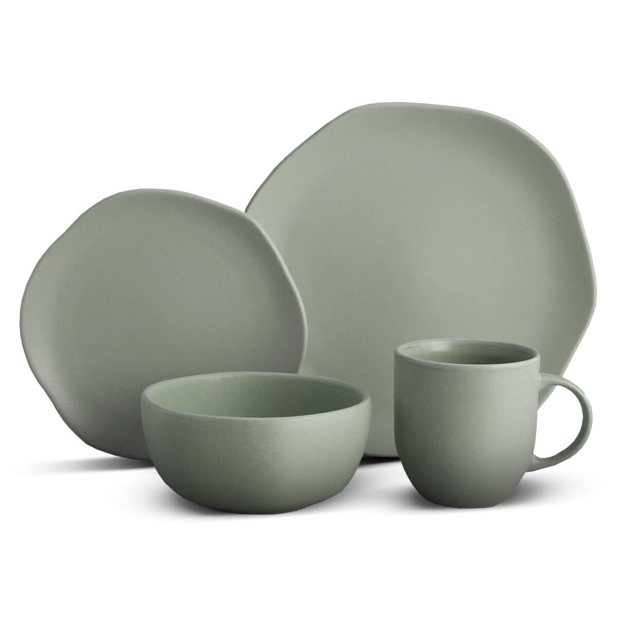 Comprar Aparelho De Jantar Olivo Conjunto 16 Peças Cerâmica - Dolce