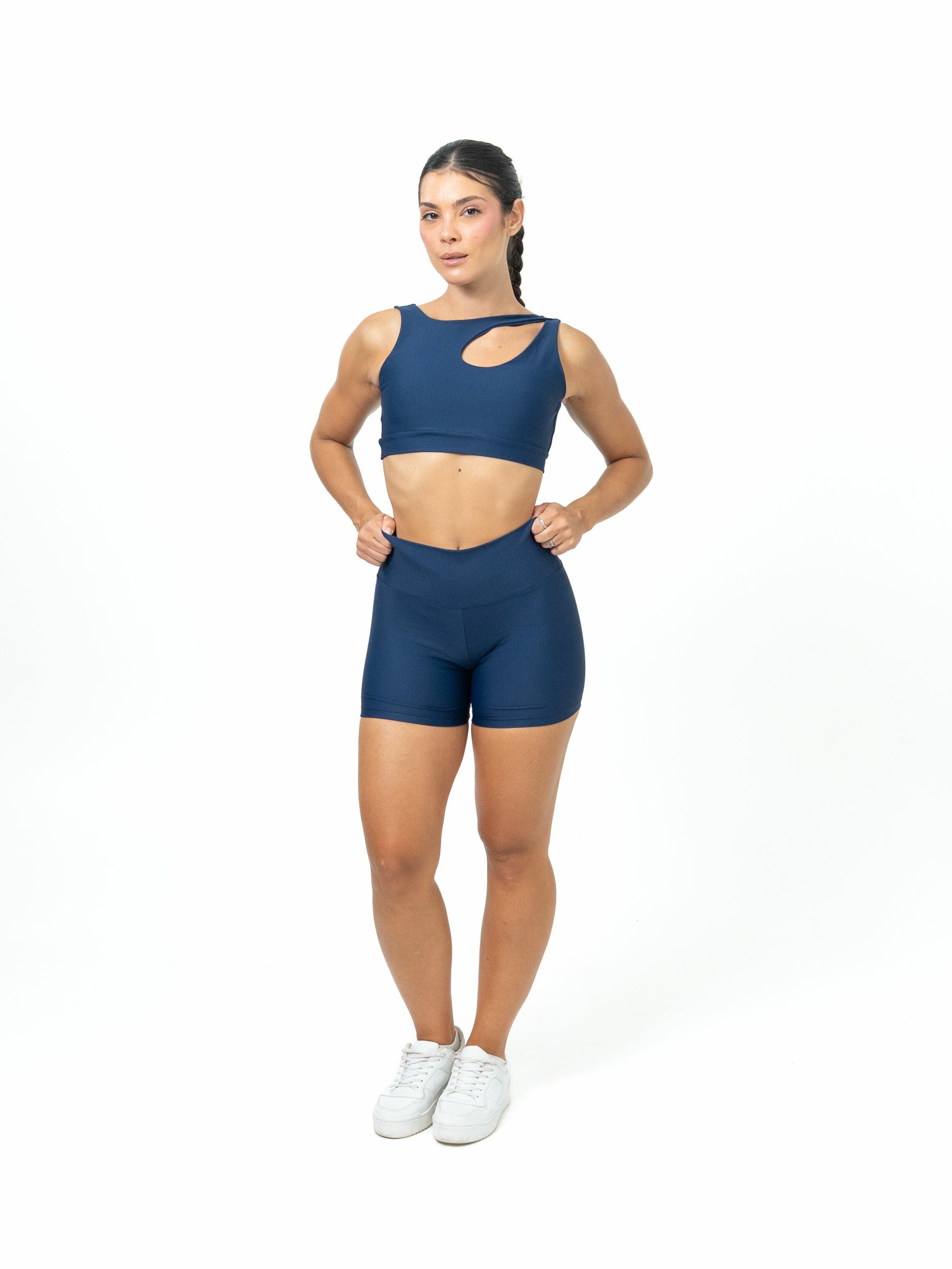 Comprar Short Básico + Top Melina - Light Azul Marinho