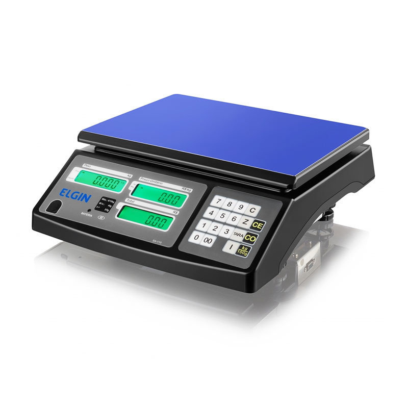 Balança Eletrônica Computadora Elgin SA 110 Com Bateria