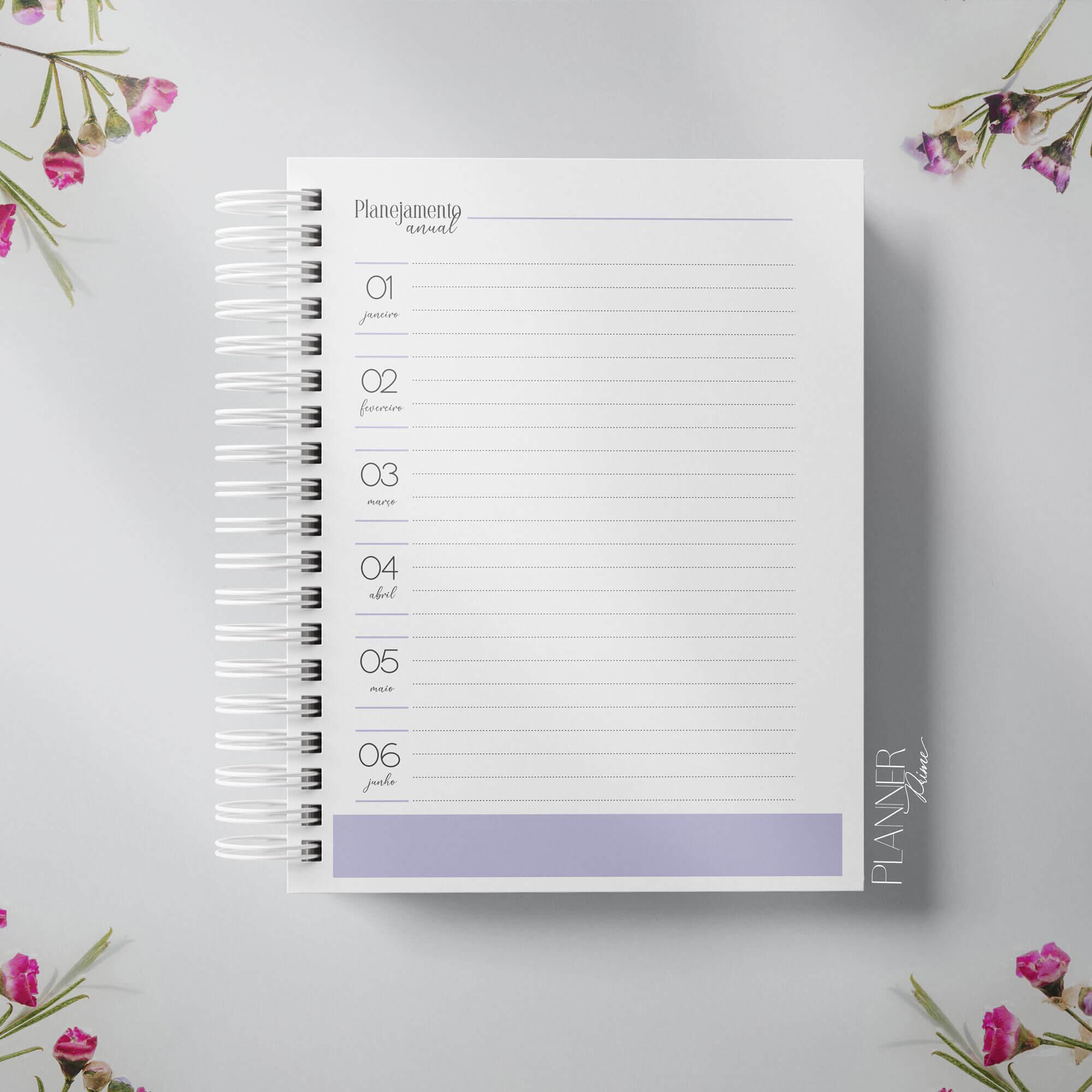 Agenda 2025 | Agenda feminina Personalizada | Planner Prime