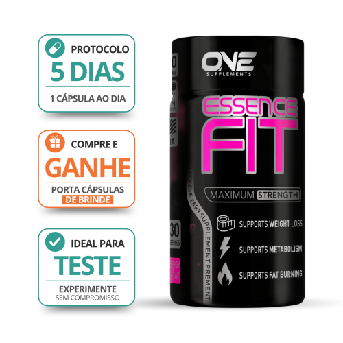 Life Essence 300ml 5本セット Comprar ESSENCE FIT PROTOCOLO 5 DIAS - BRINDE PORTA CÁPSULAS - a