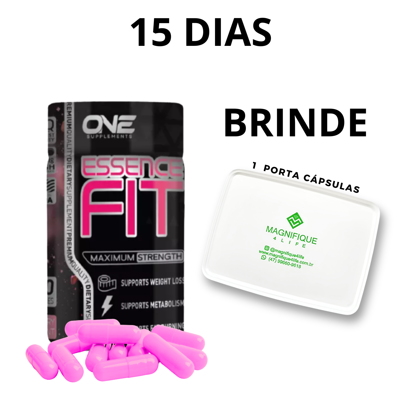 Comprar ESSENCE FIT PROTOCOLO 15 DIAS - BRINDE PORTA CÁPSULAS - a