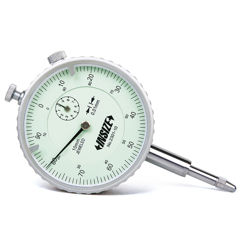 Relógio Comparador 10mm graduação 0,01mm Insize 2301-10