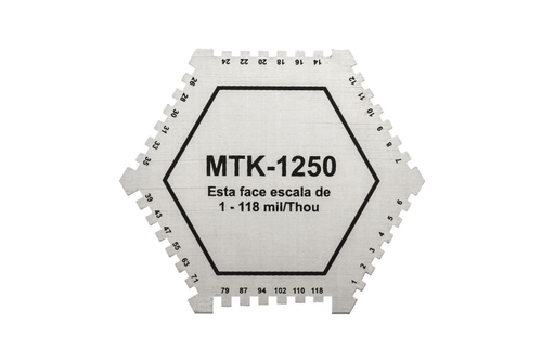 MEDIDOR DE ESPESSURA DE CAMADAS DE TINTA UMIDA 25 a 3000microns METROTOKYO