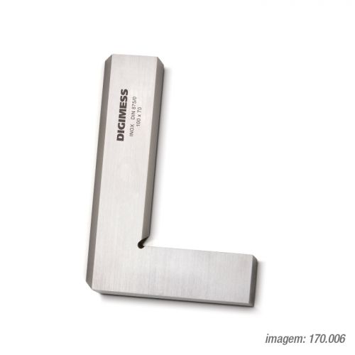 ESQUADROS EM ACO INOX COM FIO (CLASSE 0)