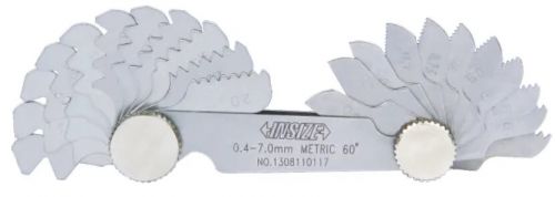 CALIBRE DE ROSCA COMBINADO METRICA E WITWORTH 60 E 55 GRAUS - MODELO 4820 - INSIZE