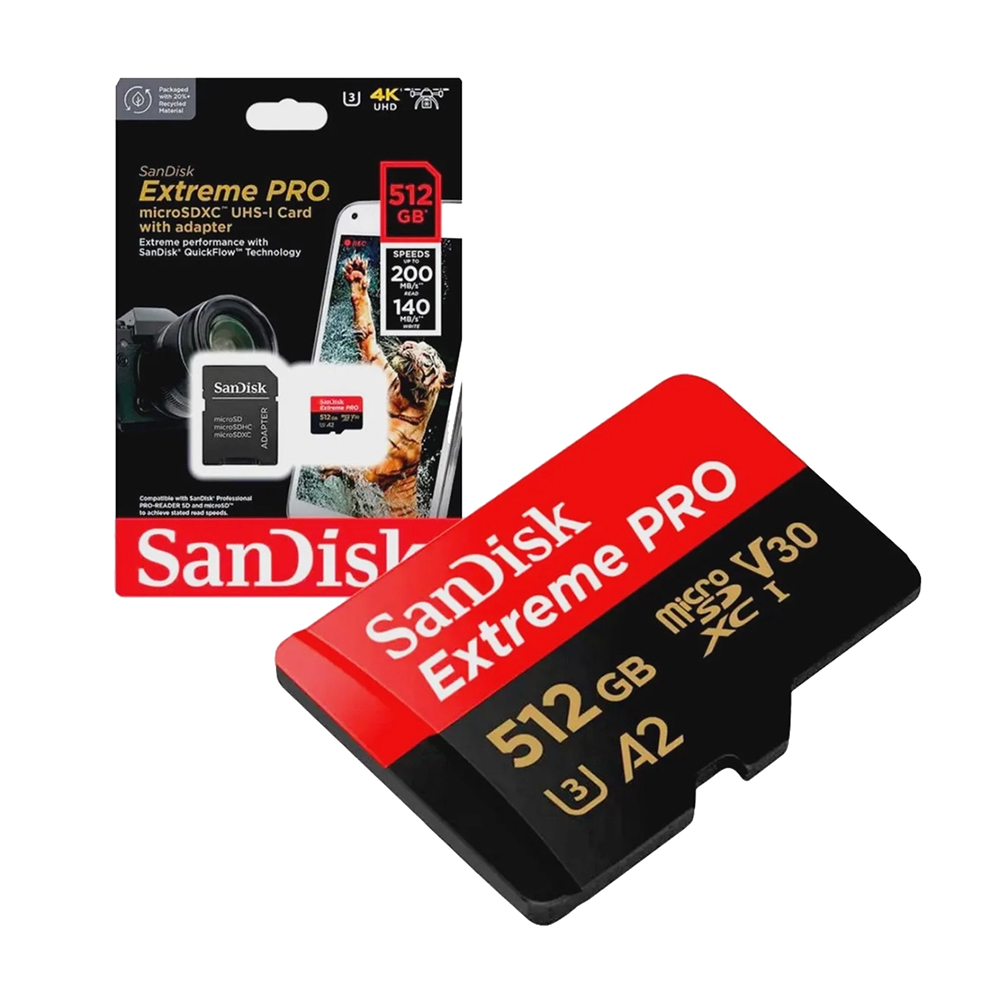 Sandisk Extreme Pro Samsung Galaxy S9 Plus Micro Sd Memory Card
