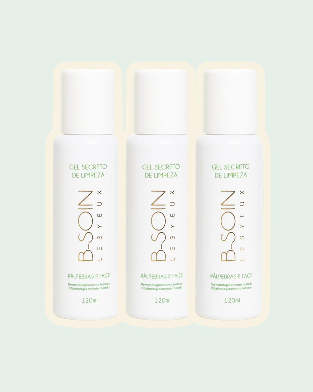 Kit 3 unidades Gel Secreto
