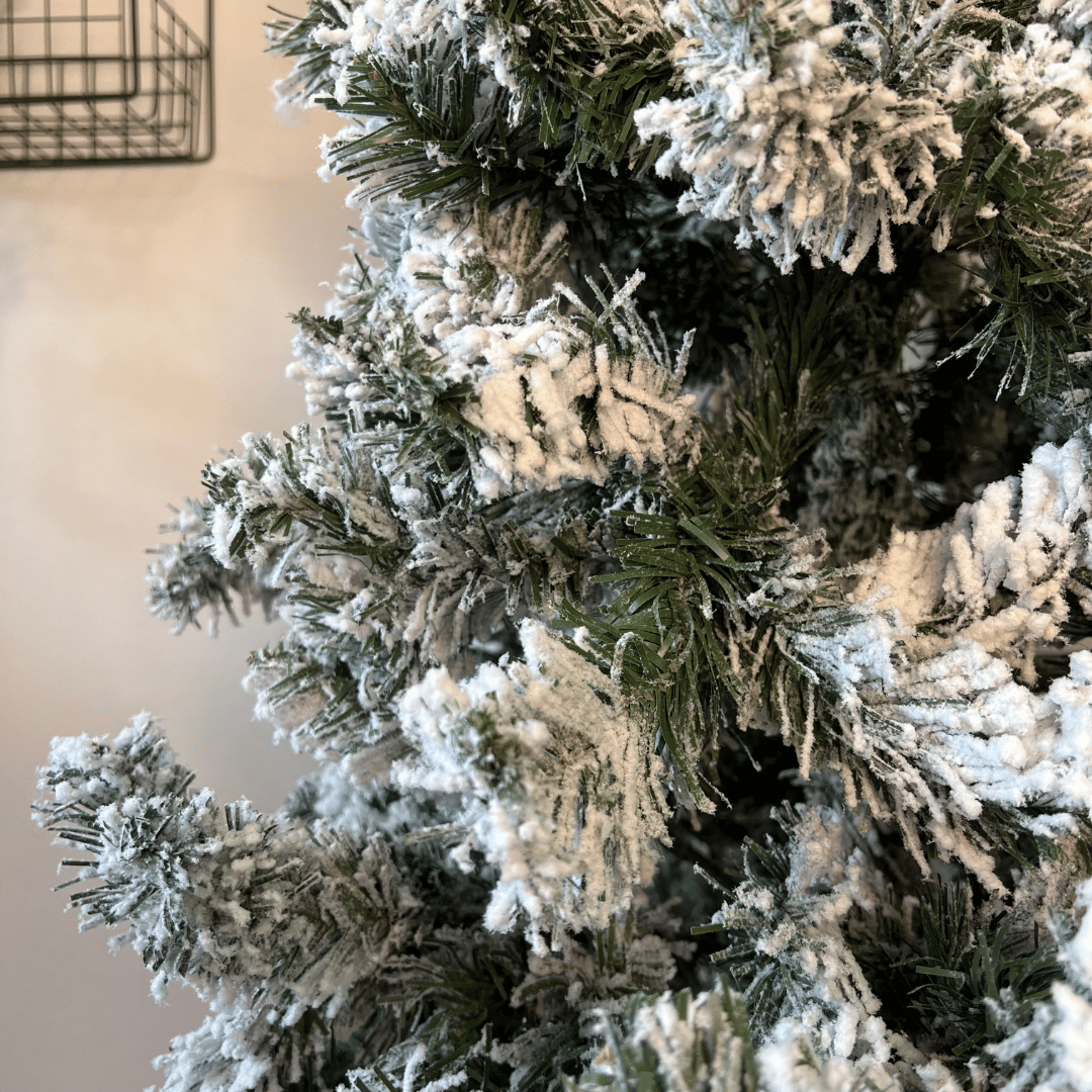 Arvore Natal 150cm Verde e Neve - Simplesmente Vanessa