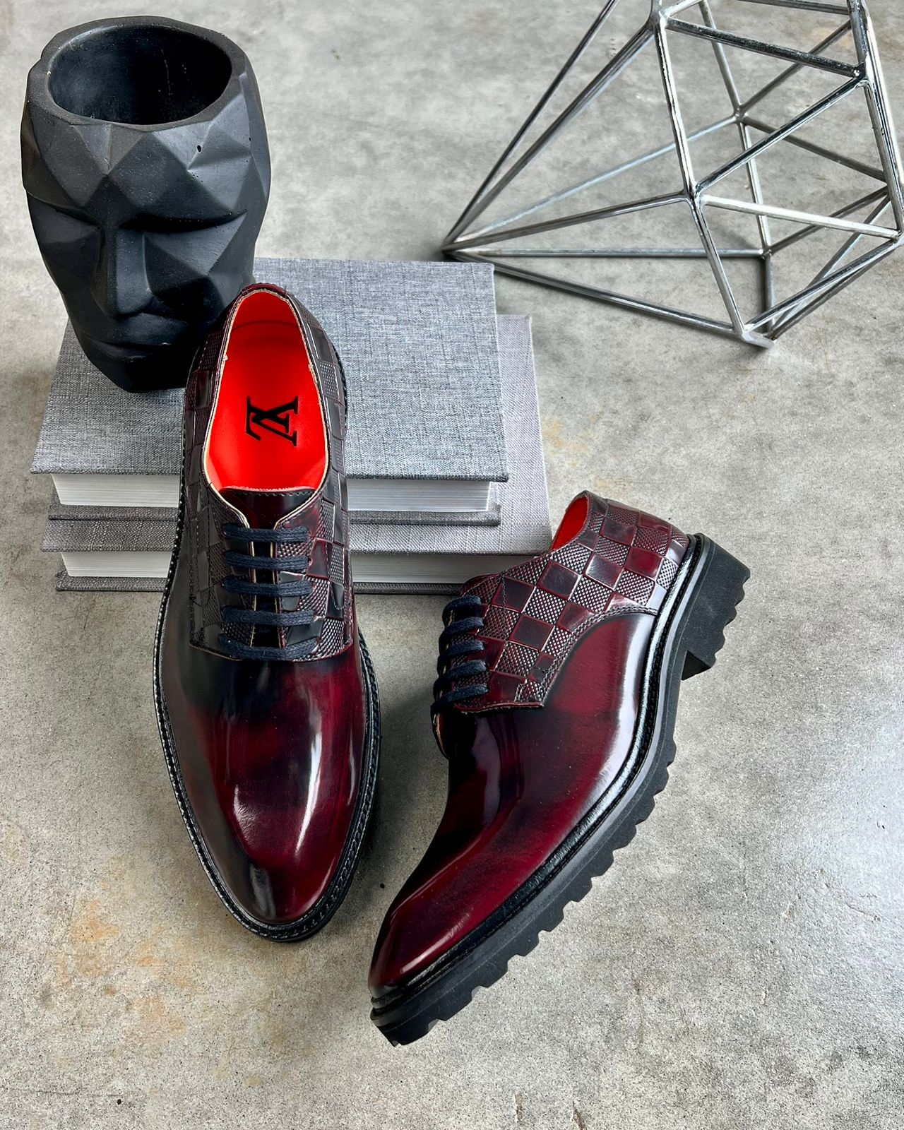 Comprar Sapato Louis Vuitton Brush Off Mouro Lord Sapatos Masculinos