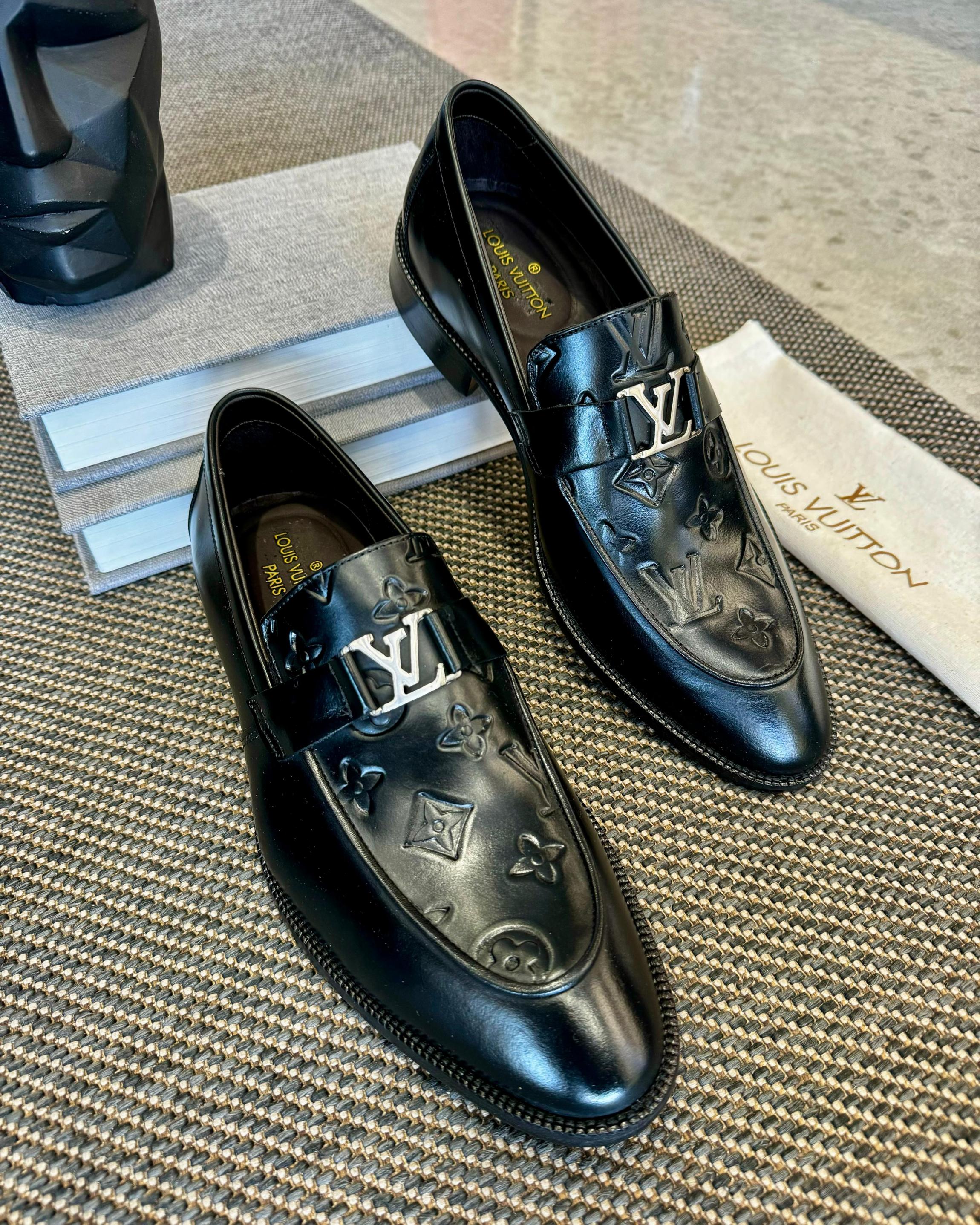 Comprar Louis Vuitton Derby Owner Preto Lord Sapatos Masculinos