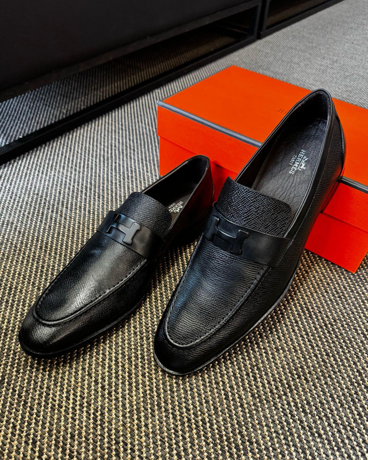 HERMES ブラッシュ40スエードブラック Comprar Sapato Hermês Paris All Black