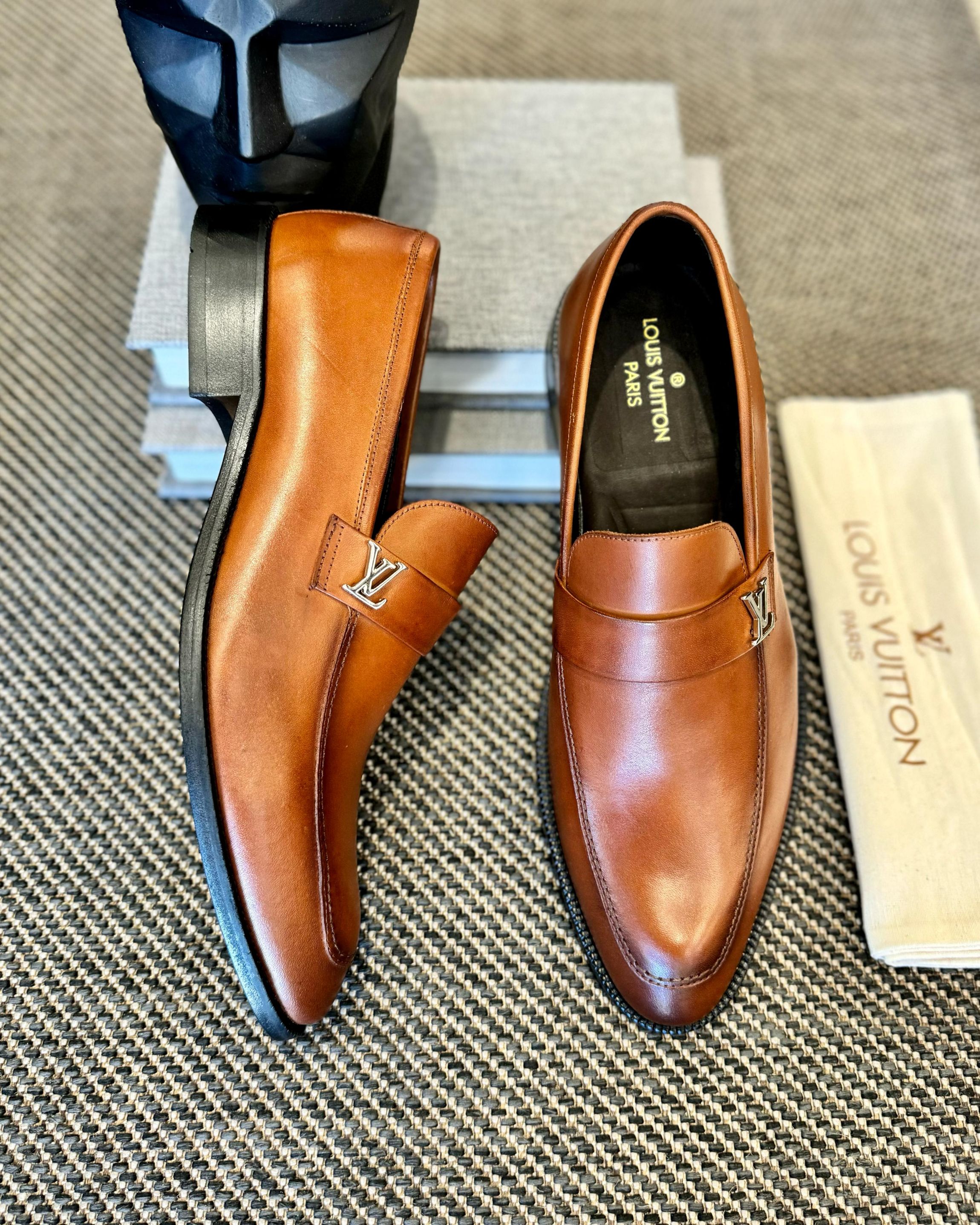 Comprar Louis Vuitton One Premier Caramelo Lord Sapatos Masculinos