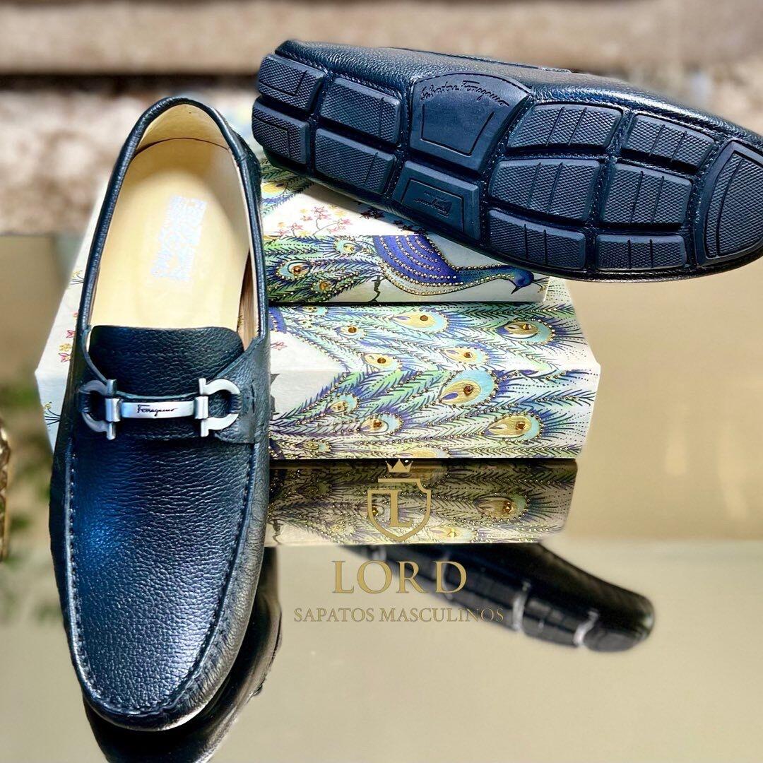 Comprar Mocassim Salvatore Ferragamo Preto - Lord Sapatos Masculinos