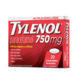 Tylenol Comprimidos - Alvio Efetivo da Dor e Febre!