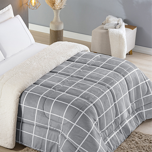 Comprar Coberdrom King 2,60m X 2,40m Austin - Cinza - a partir de R$201 ...