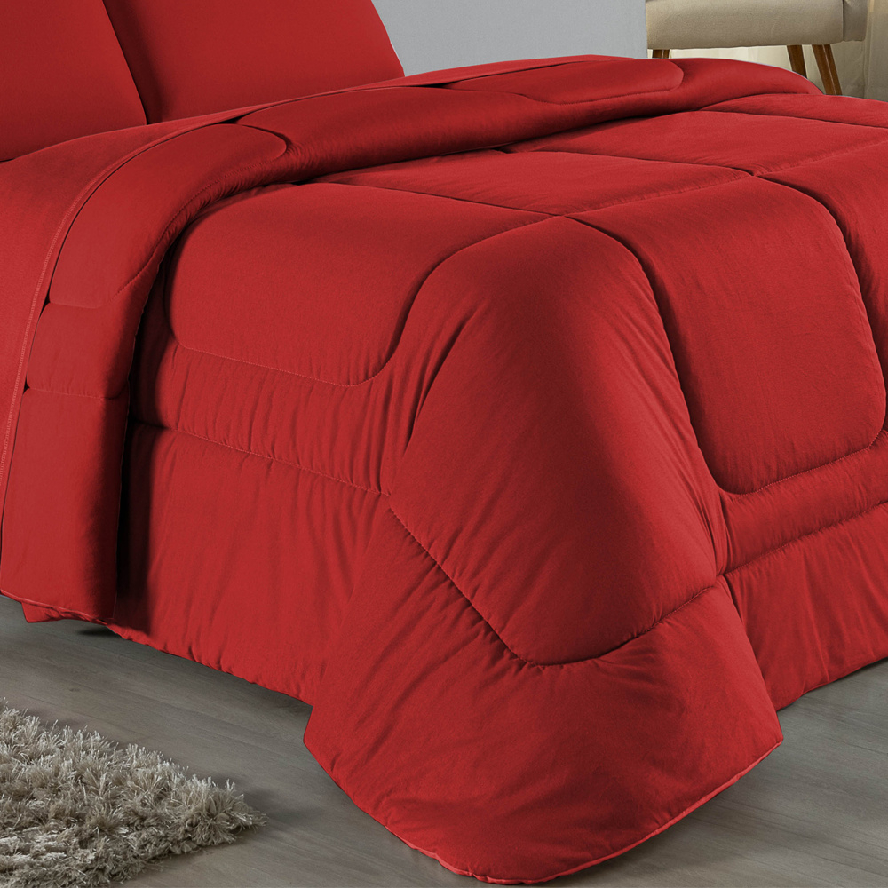 Comprar Edredom Dupla Face Casal Padrão 100% Algodão Em Malha Fio