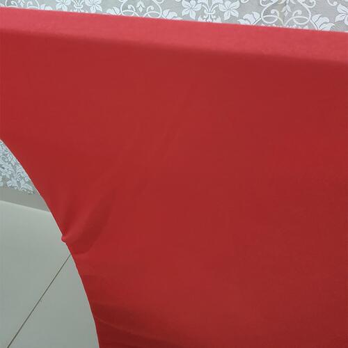 Capas Para Cadeiras De Jantar 04 Peas Em Malha Gel Lisa - Vermelho