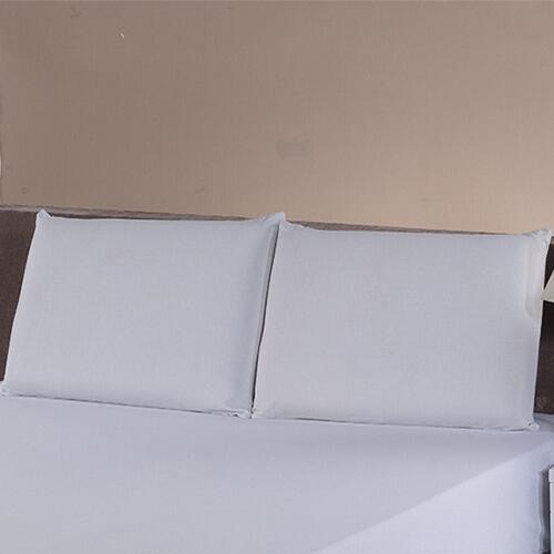 Kit 04 Protetores De Travesseiro Impermevel 100% PVC Para Travesseiro 70cm x 50cm - Branco