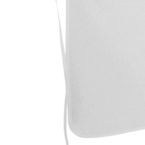 Avental De Cozinha 68cm X 48cm Liso Tecido Oxford - Branco