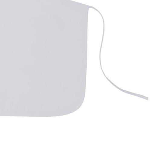 Avental Infantil 45cm X 40cm Liso Com Chapu Tecido Oxford - Branco