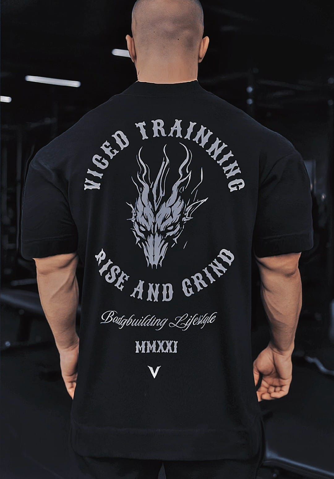Comprar Camiseta Oversized Black Dragon (Black) - R$129,90 - VICED